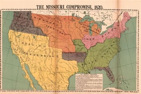 Missouri Compromise (1820) Timeline - World History Edu