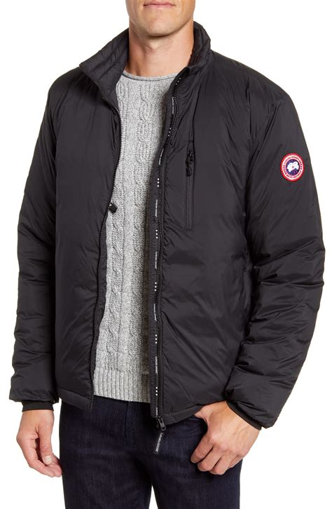 Canada Goose Lodge Packable 750 Fill Power Down Jacket | Nordstrom | Black coat men, Black ...