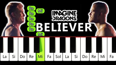 Imagine Dragons - Believer | Tutorial para Piano + Notas | Facil / Easy Chords - Chordify