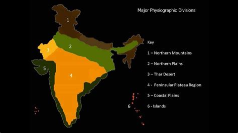 Name the major physiographic divisions of india - Brainly.in