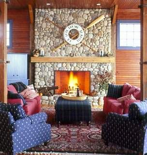 A River Stone Fireplace Rocks!