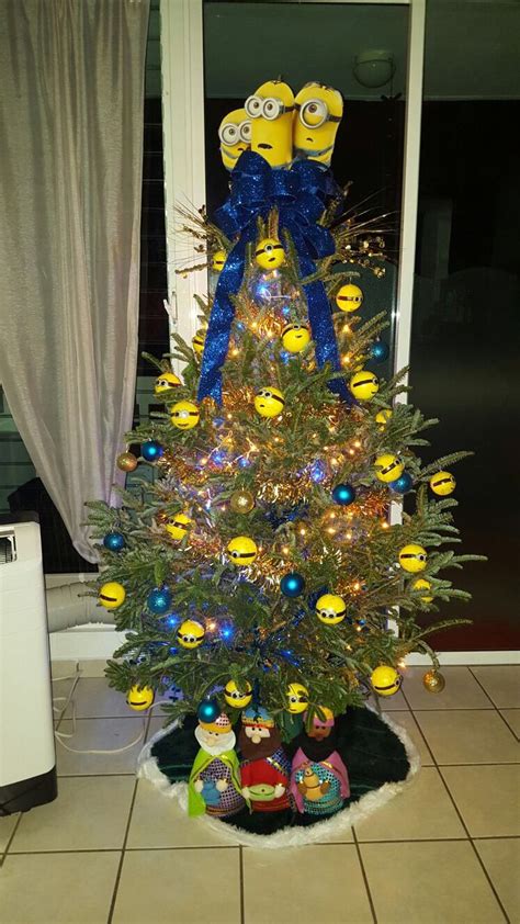 Our family Minions Christmas Tree | Minion christmas, Holiday christmas ...