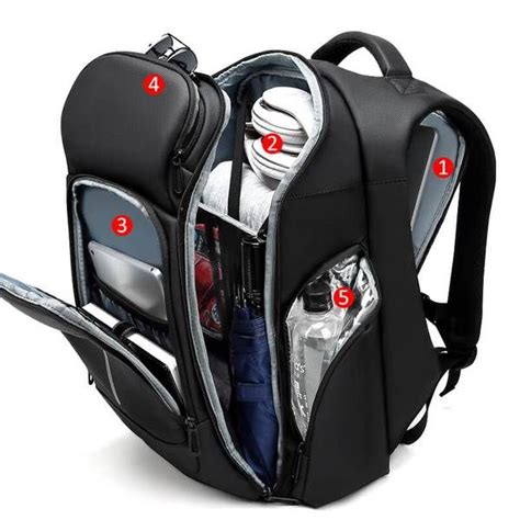 Best Travel Daypack for Men 15.6'' Laptop Multi-layer Backpack High ...