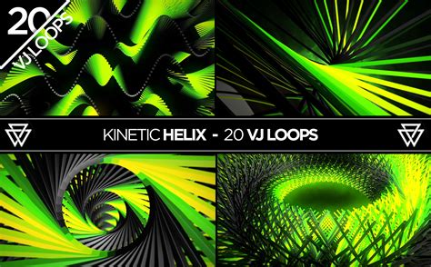 Kinetic Helix – 20 VJ Loops | Volumetricks