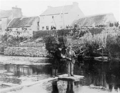 Fishing at the bridge, Oughterard - Oughterard Heritage