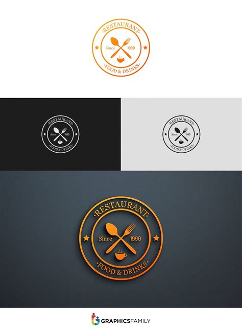 Professional Restaurant Logo Design Template – GraphicsFamily