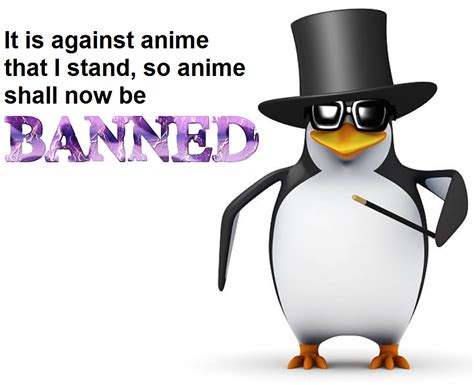 *poof* | No Anime Penguin | Know Your Meme