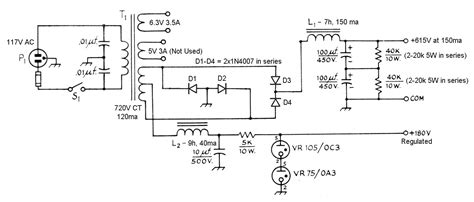 power supply circuit diagram - Wiring Diagram and Schematics