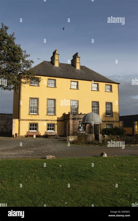 Exterior of the Mansion house known as Banff Castle Scotland October 2013 Stock Photo - Alamy