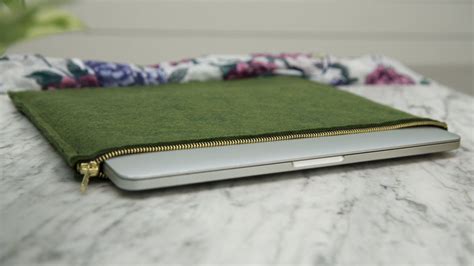 Looking for the perfect gift this year? Learn how to make a felt laptop case to really show that ...