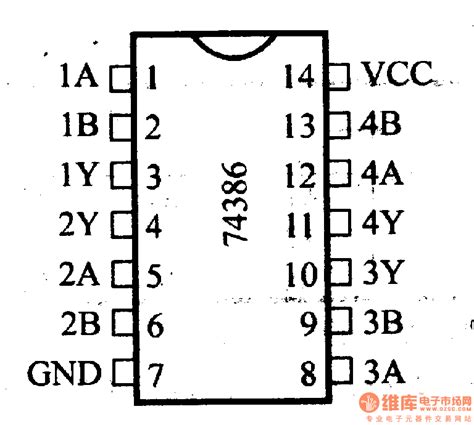 74 series digital circuit 74LS386 and other four two input XOR gate - Basic_Circuit - Circuit ...