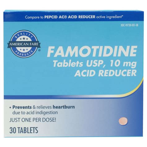 American Fare Famotidine Tablets 10mg 30 Count - Health & Wellness ...