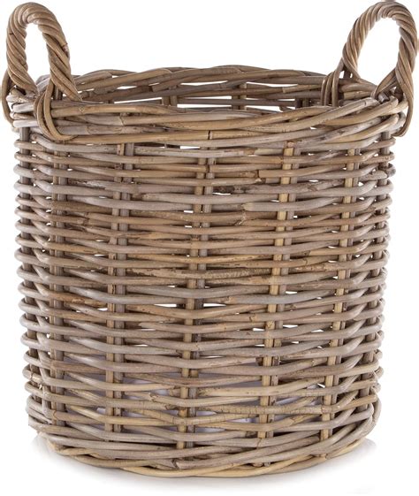 Medium Round Log Basket - Virginia Hayward Hampers - Free UK Next Day Delivery : Amazon.co.uk ...