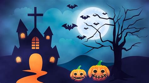 Premium Vector | Halloween party background design for October 31