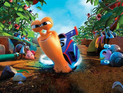 Turbo (2013), turbo, dreamworks, movie, snail, orange, fantasy, green, animation, HD wallpaper ...