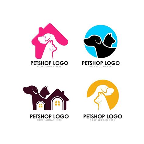 pet shop logo design template 2550121 Vector Art at Vecteezy