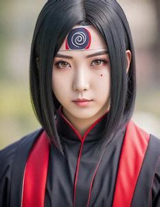 Itachi Female Cosplay. Face Swap. Insert Your Face ID:1049365