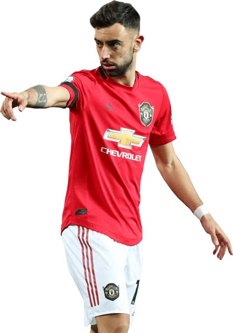 Bruno Fernandes Manchester United football render - FootyRenders