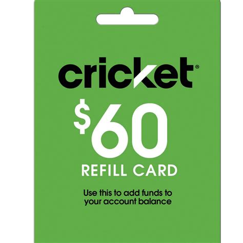 Cricket $60 Refill Gift Card | Gift Cards | Food & Gifts | Shop The Exchange