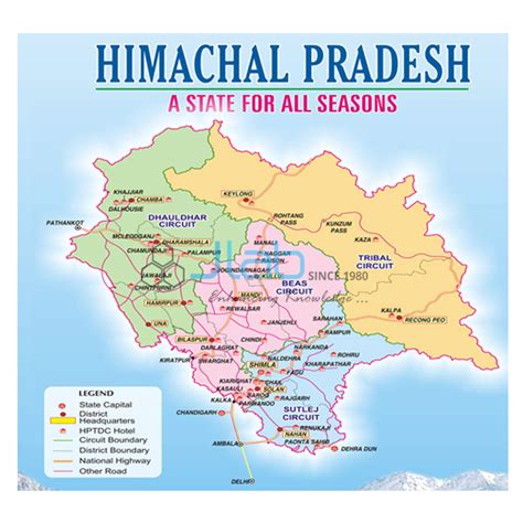 Himachal Pradesh Map Chart India, Manufacturers, Suppliers & Exporters in India