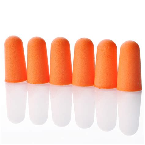 Best earplugs for sleeping 10Pairs Soft Orange Foam Ear Plugs Tapered Travel Sleep Noise ...