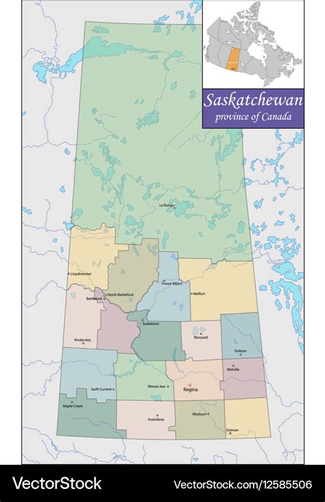 Saskatchewan Town Map