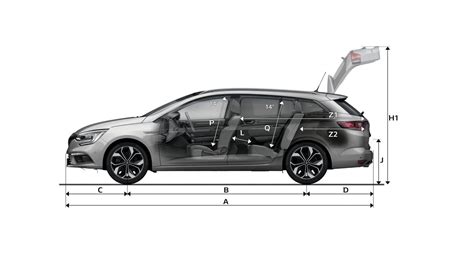 Dimensions | All-New MEGANE Sport Tourer | Renault Cars | Renault Ireland