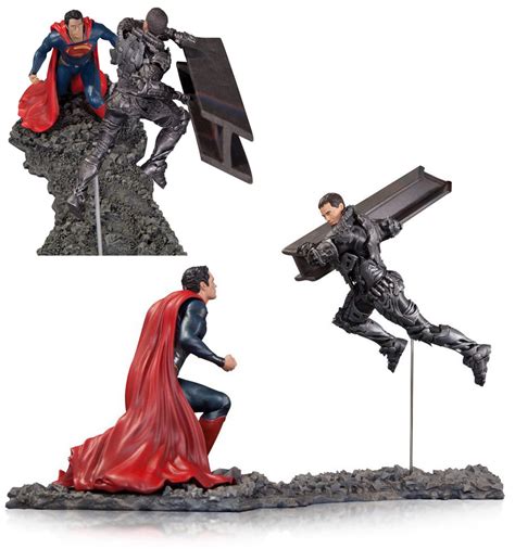 Superman Man of Steel Movie Superman vs. Zod Statue - GeekAlerts