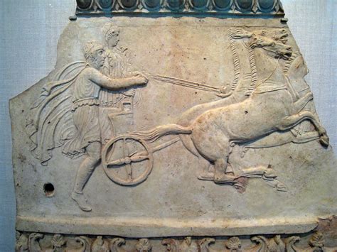 Pelops_and_Hippodamia_racing. Greek Animals, Chariot Racing, Ancient ...