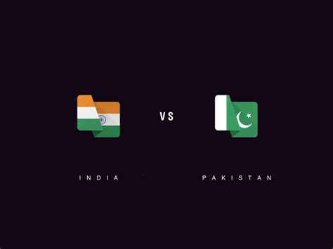 India vs Pakistan by Burhan Khawaja on Dribbble