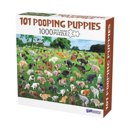 This Hilarious Pooping Dogs Puzzle Features 101 Different Pooches Dropping a Load