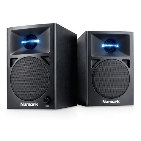 Numark N-Wave 360 Compact Self Powered 60 Watt DJ Monitor Speakers