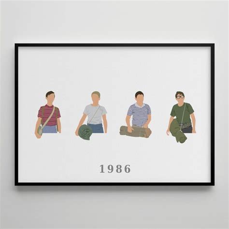 Stand by Me Movie Poster 80s Typography Quote Film Art - Etsy