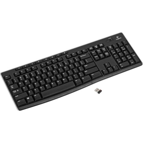 Logitech K270 Wireless USB Keyboard 920-003051 B&H Photo Video