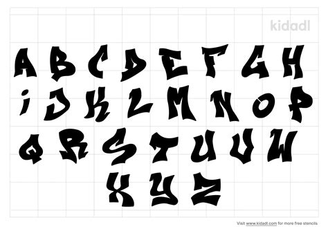 Graffiti Alphabet Stencils - 56+ Koleksi Gambar