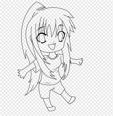 Line art Drawing Chibi, Lineart, angle, white, face png | PNGWing