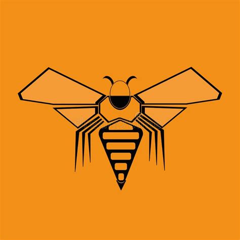 Logo, bee, wasp stock illustration. Illustration of honey - 179994447