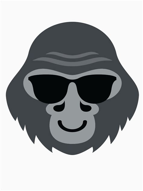 "Gorilla Emoji " T-shirt by HippoEmo | Redbubble