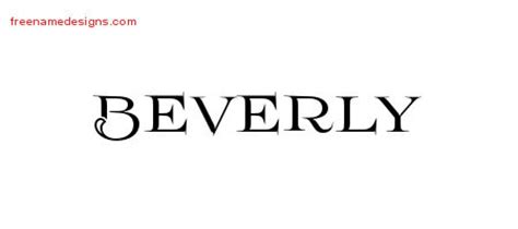 beverly Archives - Free Name Designs