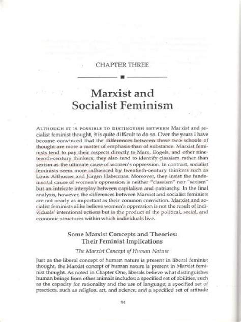 Marxist Feminism | PDF