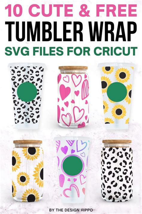 10+ Free Tumbler Wrap SVG Files (For Starbucks Cups and More!)