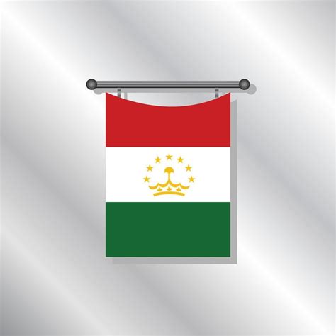 Illustration of Tajikistan flag Template 13371286 Vector Art at Vecteezy