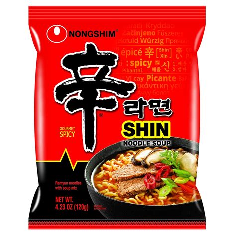 Amazon.com : NongShim Shin Ramyun Noodle Soup, Gourmet Spicy, 4.2 Ounce ...