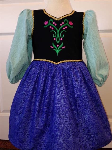 Frozen Inspired Princess Anna Anna Dress | Etsy | Anna dress, Frozen ...