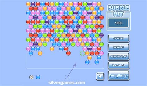 Bubble Hit - Play Online on SilverGames 🕹️