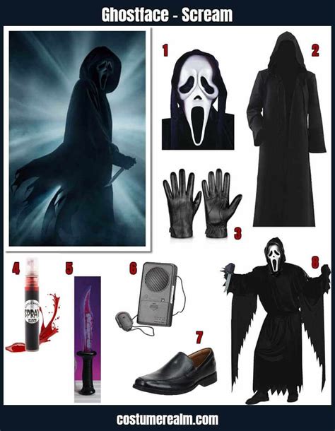 How To Dress Like Dress Like Ghostface Guide For Cosplay & Halloween