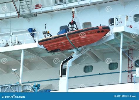 Rescue Boat On A Cruise Ship Stock Photo - Image: 41615278