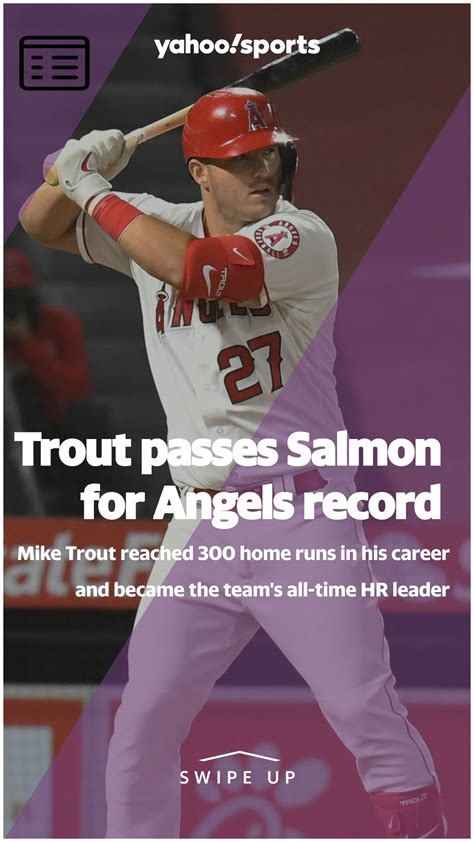 Mike Trout sets Angels franchise record with 300th career home run ...