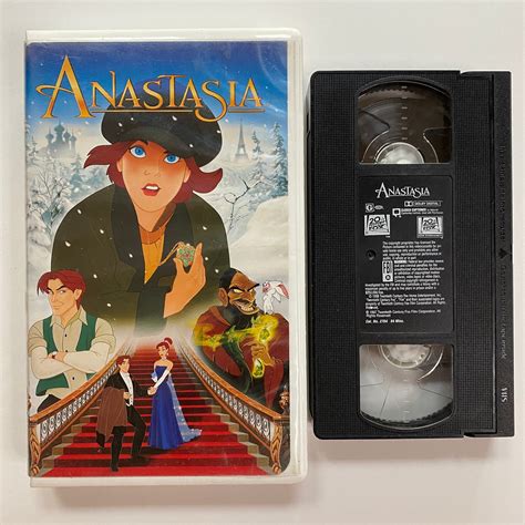 Anastasia VHS Video Don Bluth Film 1998 Childrens Animated Movie - Etsy