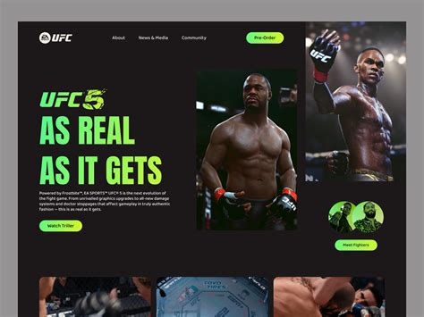 EA Sport UFC-5 Game by Abdulroheem Adebogun on Dribbble